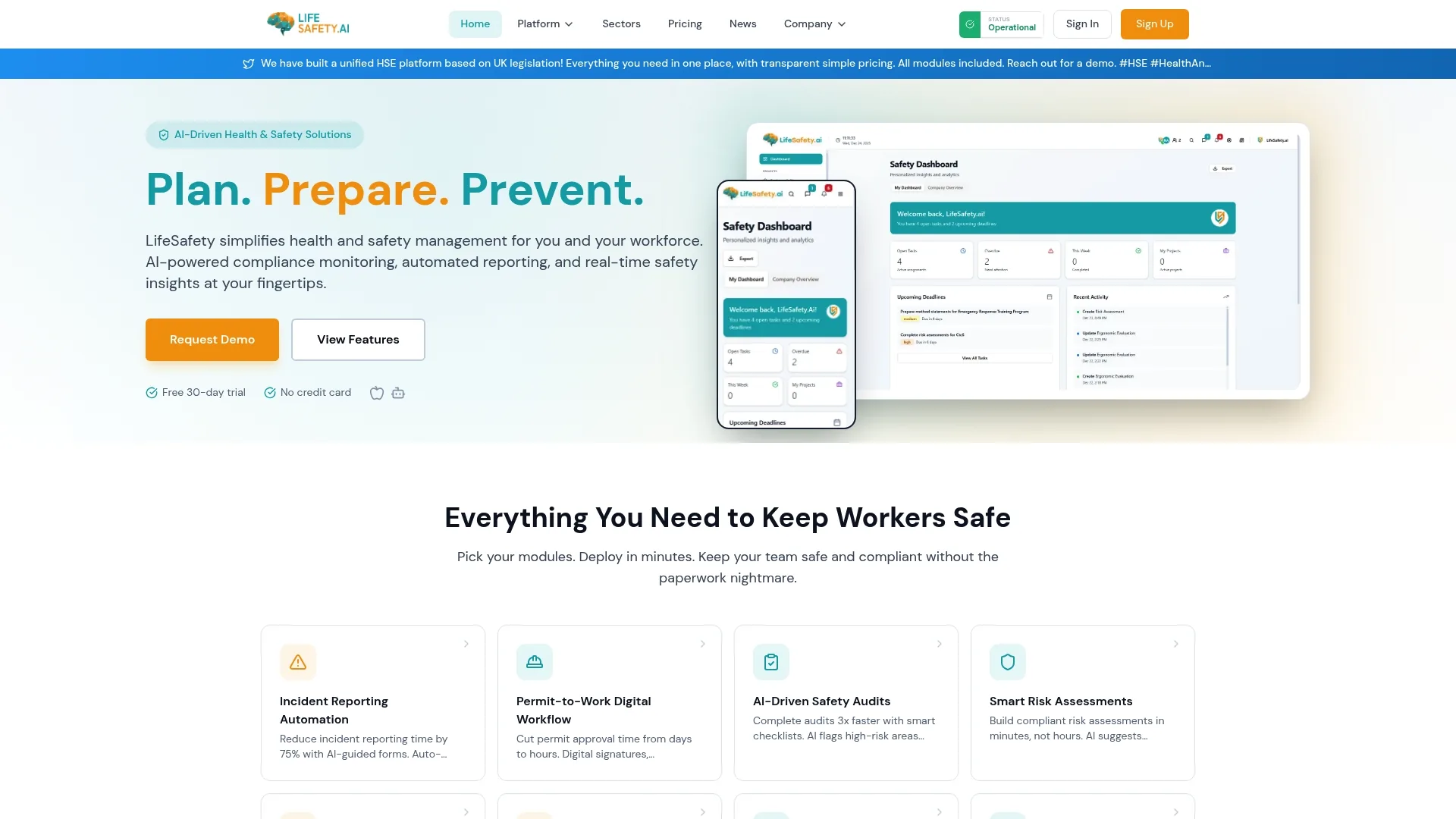 SiteChief product screenshot