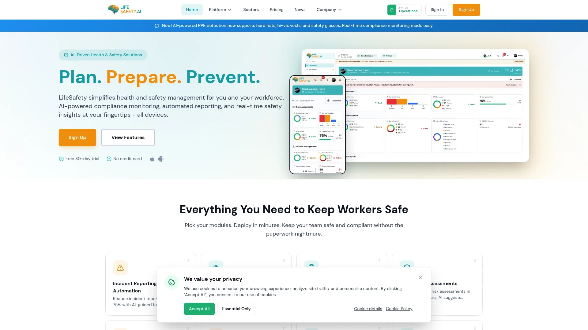 SiteChief product screenshot