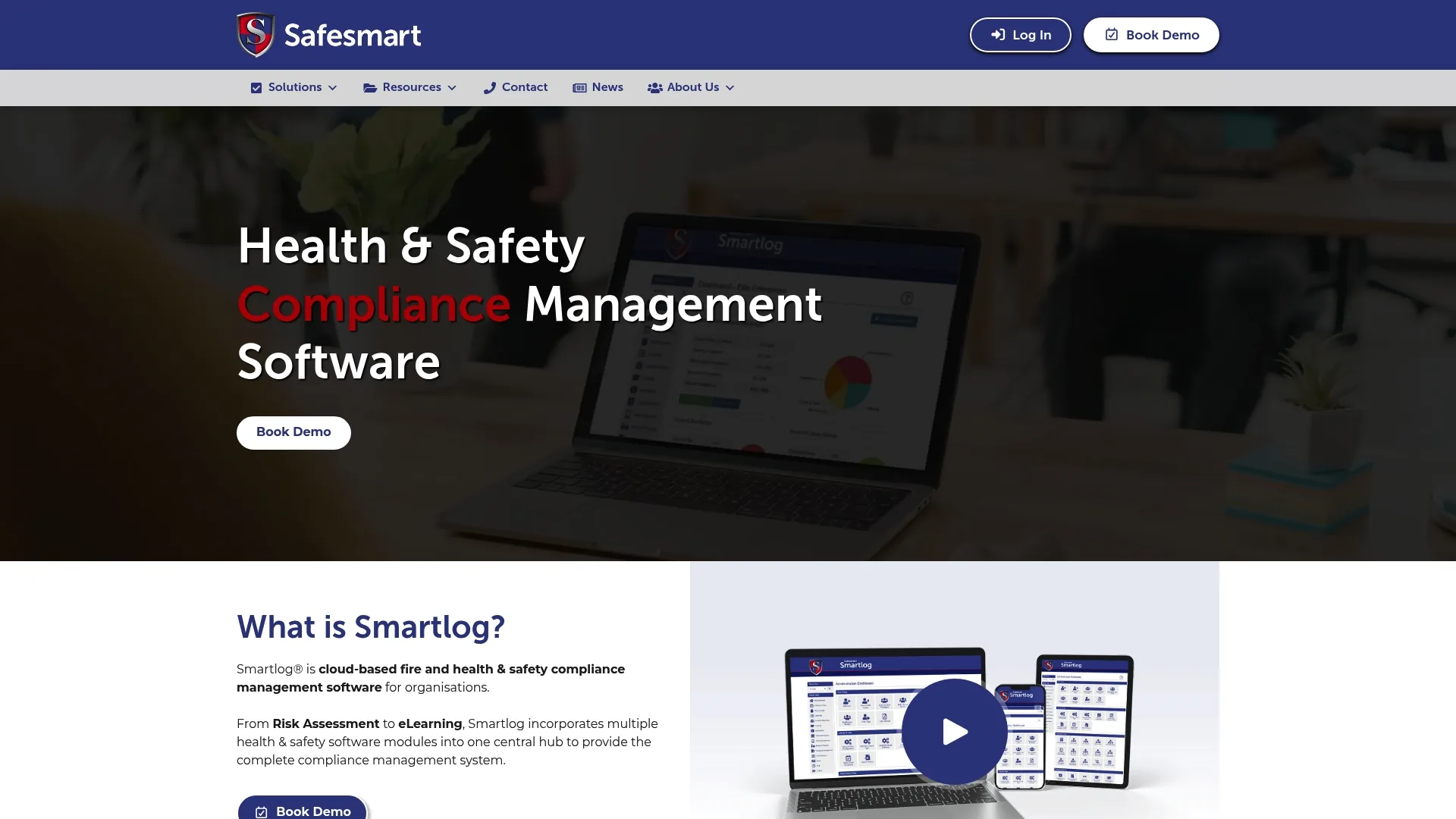 Safesmart Smartlog platform overview