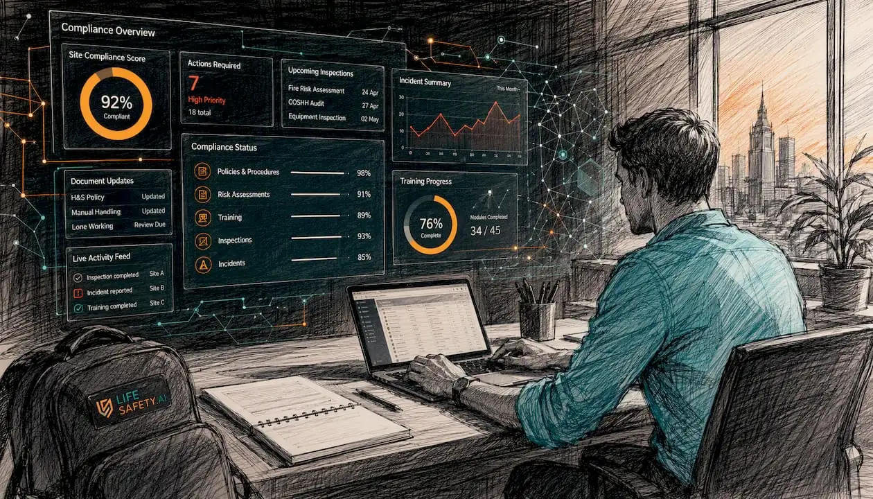 Isometric software module dashboard close-up